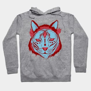 Pastel Tones Mystical Tribal Cat Hoodie